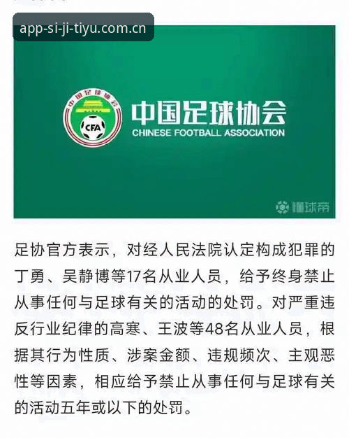 揭秘足坛禁足风暴背后：从17人终身禁赛看中国足球的自我救赎